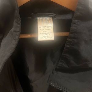 Black lightweight coat